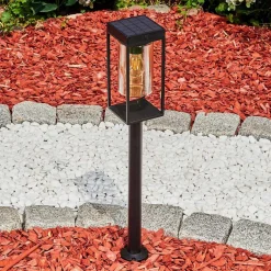 Borne Lumineuse Palanga Led Noir, 1 Lumiere