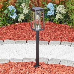 Borne Lumineuse Palanga Led Noir, 1 Lumiere