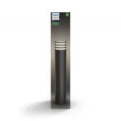 Borne Lumineuse Philips Hue Ambiance White Lucca Led Anthracite, 1 Lumiere