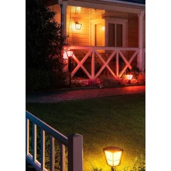 Borne Lumineuse Philips Hue Ambiance White & Color Econic Led Noir, 1 Lumiere, Changeur De Couleurs