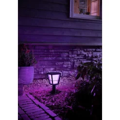Borne Lumineuse Philips Hue Ambiance White & Color Econic Led Noir, 1 Lumiere, Changeur De Couleurs