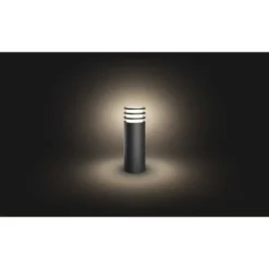 Borne Lumineuse Philips Hue White Lucca Led Anthracite, 1 Lumiere