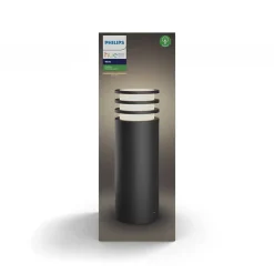 Borne Lumineuse Philips Hue White Lucca Led Anthracite, 1 Lumiere