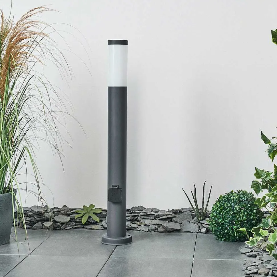 Borne Lumineuse Sessa Anthracite, 1 Lumiere