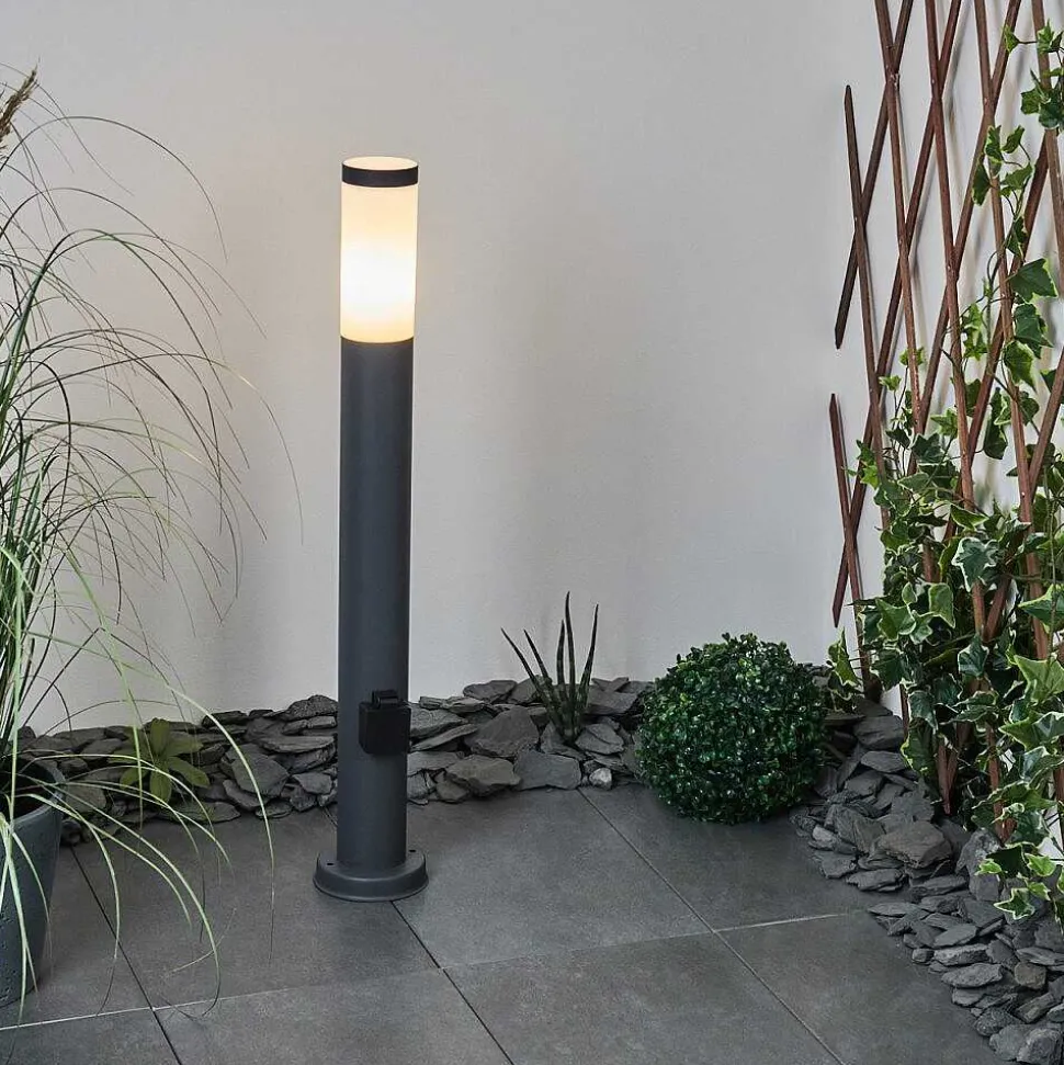 Borne Lumineuse Sessa Anthracite, 1 Lumiere