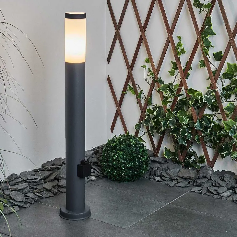 Borne Lumineuse Sessa Anthracite, 1 Lumiere