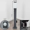 Borne Lumineuse Sessa Anthracite, 1 Lumiere, Detecteur De Mouvement