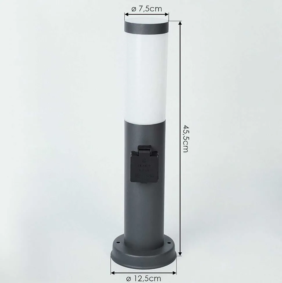 Borne Lumineuse Sessa Anthracite, 1 Lumiere