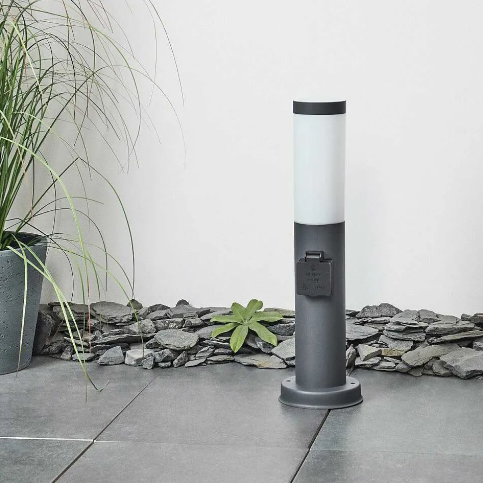 Borne Lumineuse Sessa Anthracite, 1 Lumiere