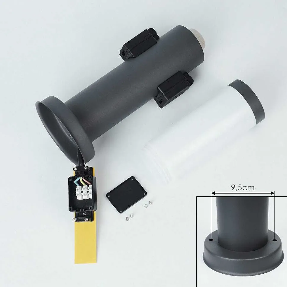 Borne Lumineuse Sessa Anthracite, 1 Lumiere