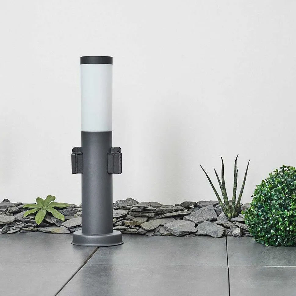 Borne Lumineuse Sessa Anthracite, 1 Lumiere