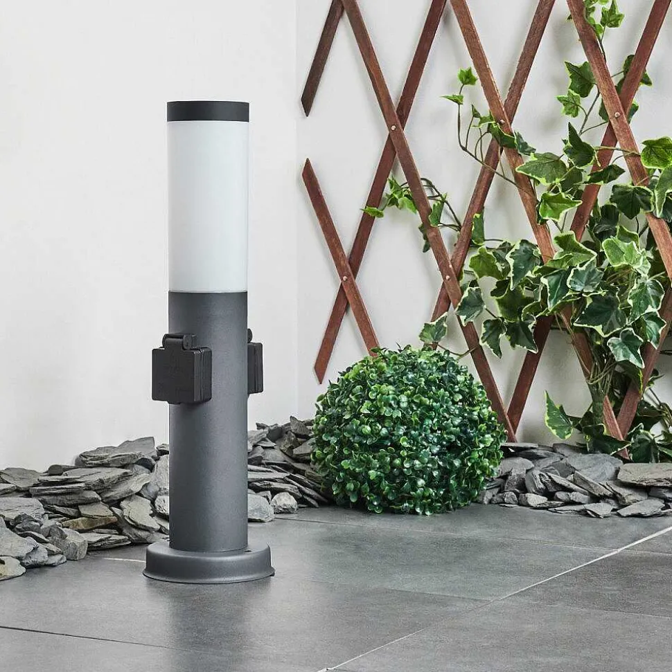 Borne Lumineuse Sessa Anthracite, 1 Lumiere