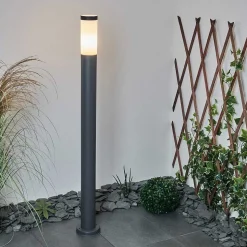 Borne Lumineuse Sessa Anthracite, 1 Lumiere