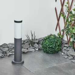 Borne Lumineuse Sessa Anthracite, 1 Lumiere