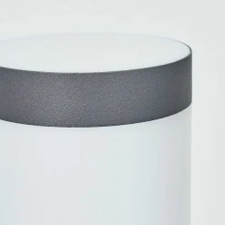 Borne Lumineuse Sessa Anthracite, 1 Lumiere, Detecteur De Mouvement