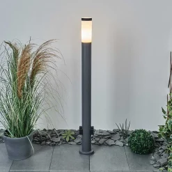 Borne Lumineuse Sessa Anthracite, 1 Lumiere