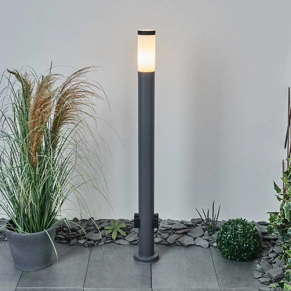Borne Lumineuse Sessa Anthracite, 1 Lumiere