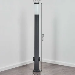 Borne Lumineuse Sessa Anthracite, 1 Lumiere