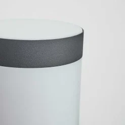 Borne Lumineuse Sessa Anthracite, 1 Lumiere, Detecteur De Mouvement