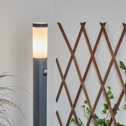 Borne Lumineuse Sessa Anthracite, 1 Lumiere, Detecteur De Mouvement