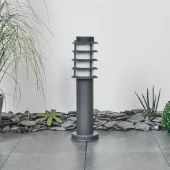 Borne Lumineuse Tunes Anthracite, 1 Lumiere