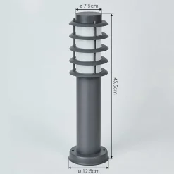 Borne Lumineuse Tunes Anthracite, 1 Lumiere