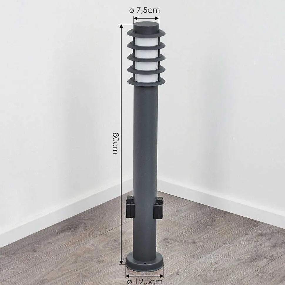 Borne Lumineuse Tunes Anthracite, 1 Lumiere