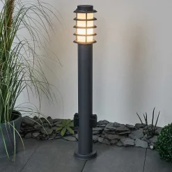 Borne Lumineuse Tunes Anthracite, 1 Lumiere