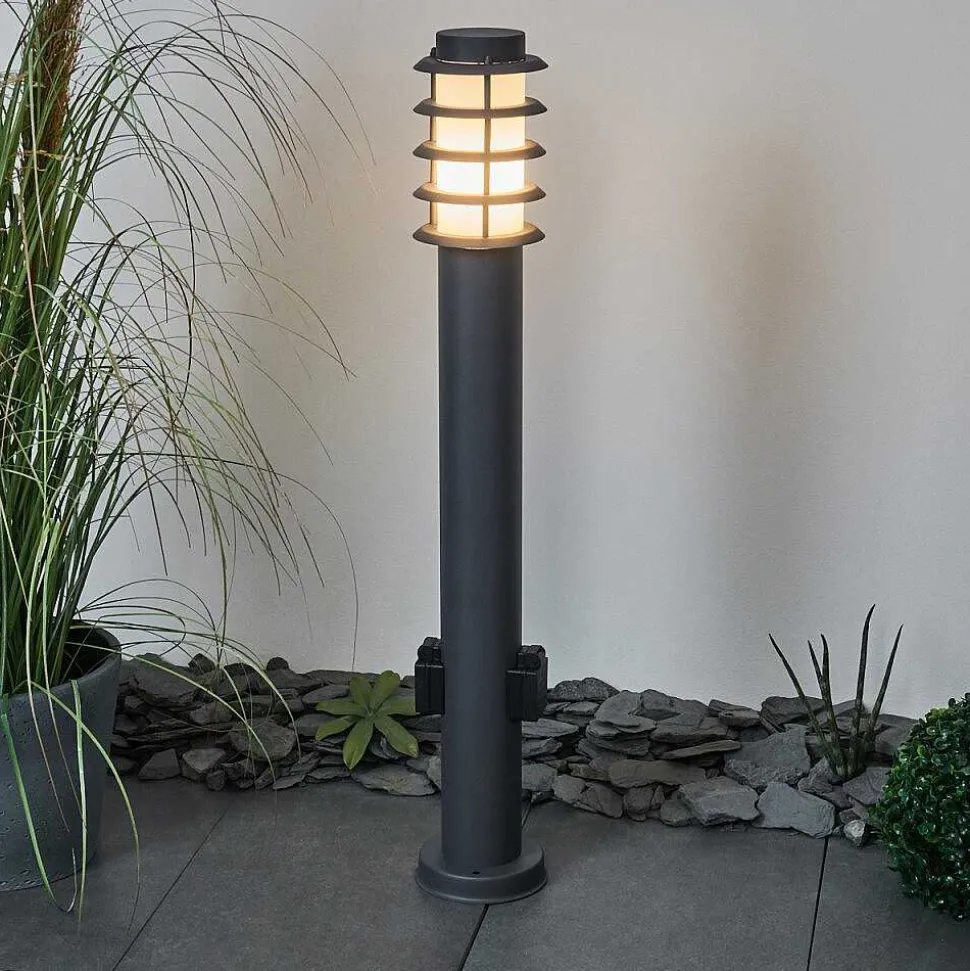 Borne Lumineuse Tunes Anthracite, 1 Lumiere