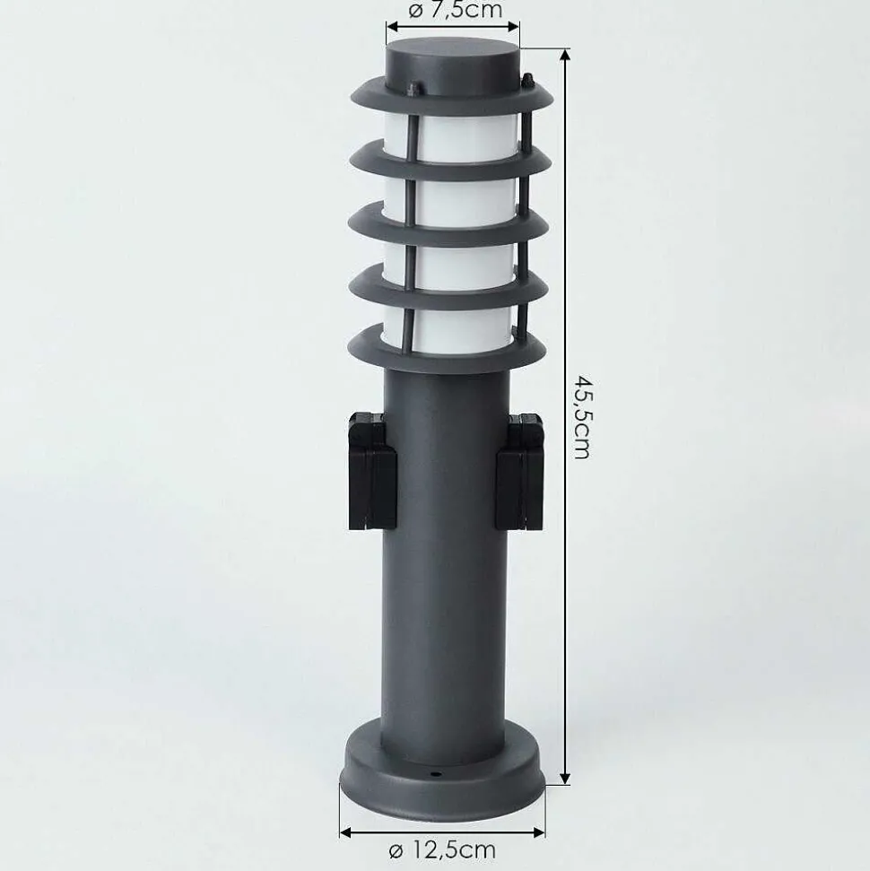 Borne Lumineuse Tunes Anthracite, 1 Lumiere