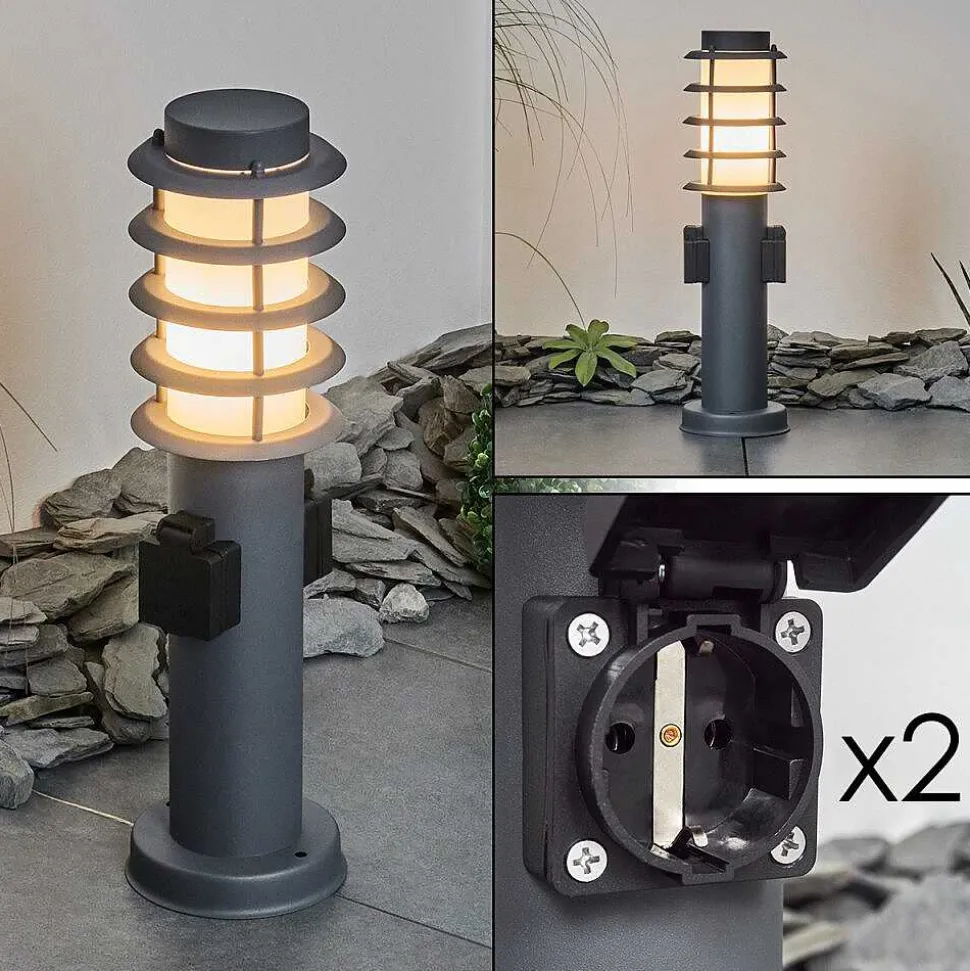 Borne Lumineuse Tunes Anthracite, 1 Lumiere