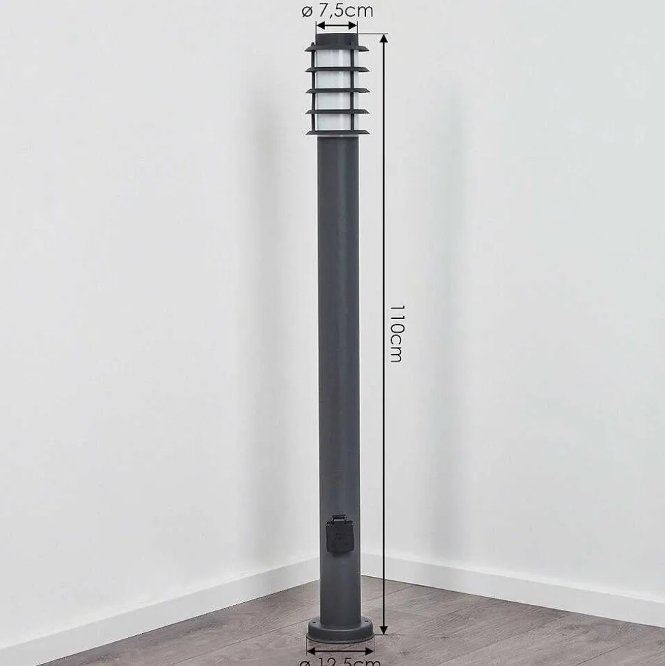 Borne Lumineuse Tunes Anthracite, 1 Lumiere