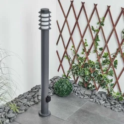 Borne Lumineuse Tunes Anthracite, 1 Lumiere