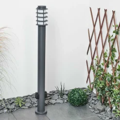 Borne Lumineuse Tunes Anthracite, 1 Lumiere