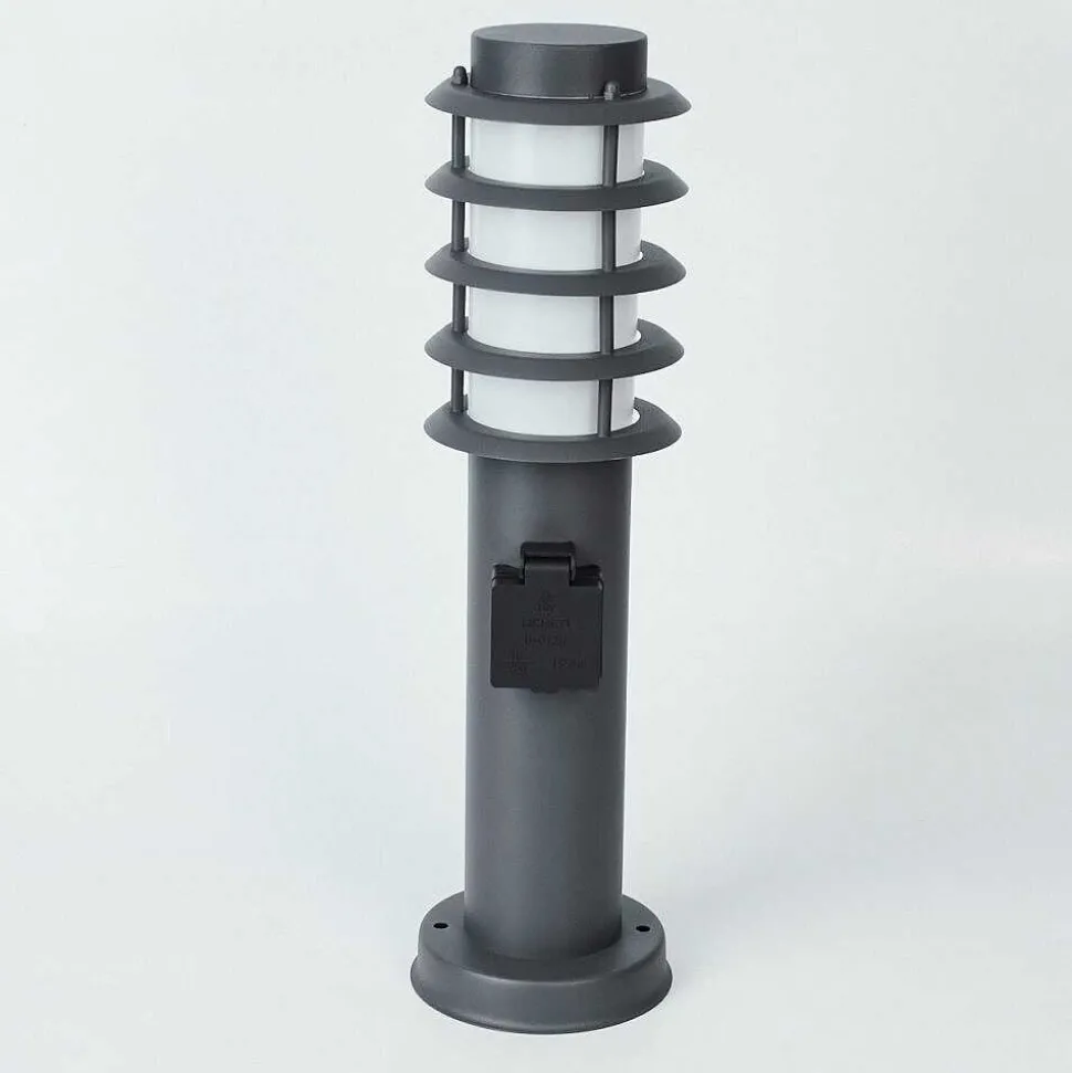 Borne Lumineuse Tunes Anthracite, 1 Lumiere