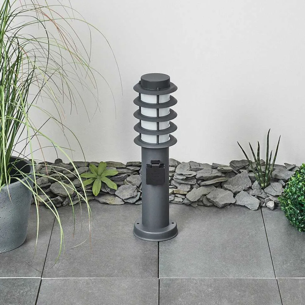 Borne Lumineuse Tunes Anthracite, 1 Lumiere