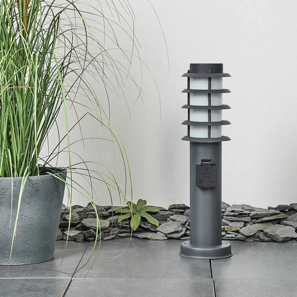 Borne Lumineuse Tunes Anthracite, 1 Lumiere