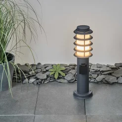 Borne Lumineuse Tunes Anthracite, 1 Lumiere