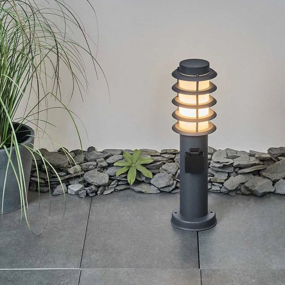 Borne Lumineuse Tunes Anthracite, 1 Lumiere