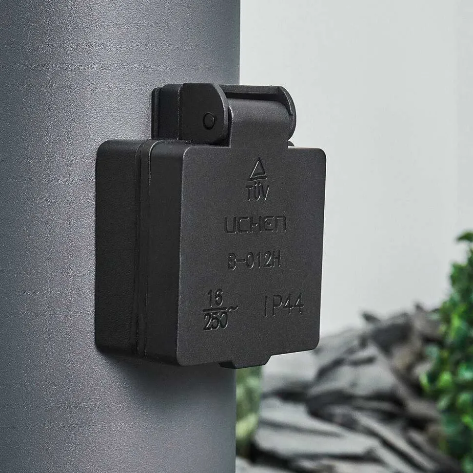 Borne Lumineuse Tunes Anthracite, 1 Lumiere