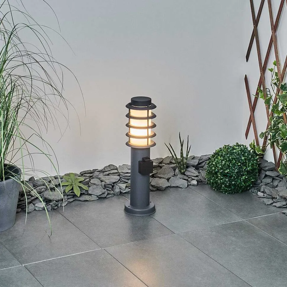 Borne Lumineuse Tunes Anthracite, 1 Lumiere