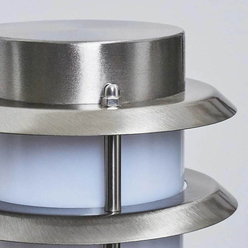 Borne Lumineuse Tunes Nickel Mat, 1 Lumiere