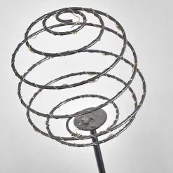 Borne Lumineuse Zermatt Led Argente, 28 Lumieres