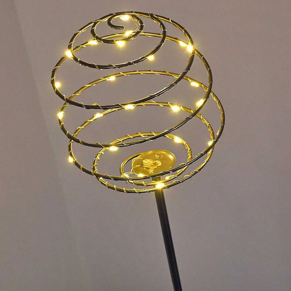 Borne Lumineuse Zermatt Led Argente, 28 Lumieres