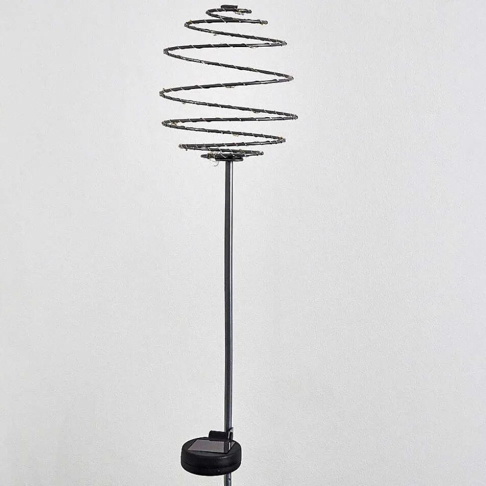 Borne Lumineuse Zermatt Led Argente, 28 Lumieres