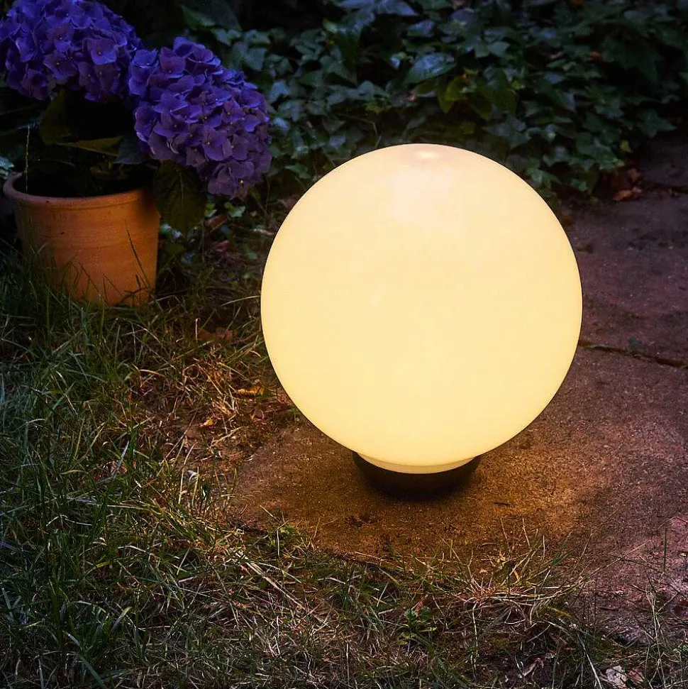 Boule Lumineuse Campinas Led Noir, Blanc, 1 Lumiere