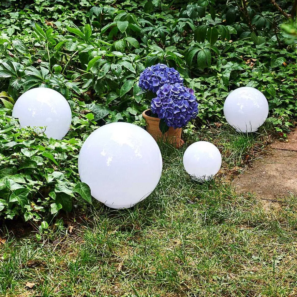 Boule Lumineuse Campinas Led Noir, Blanc, 1 Lumiere