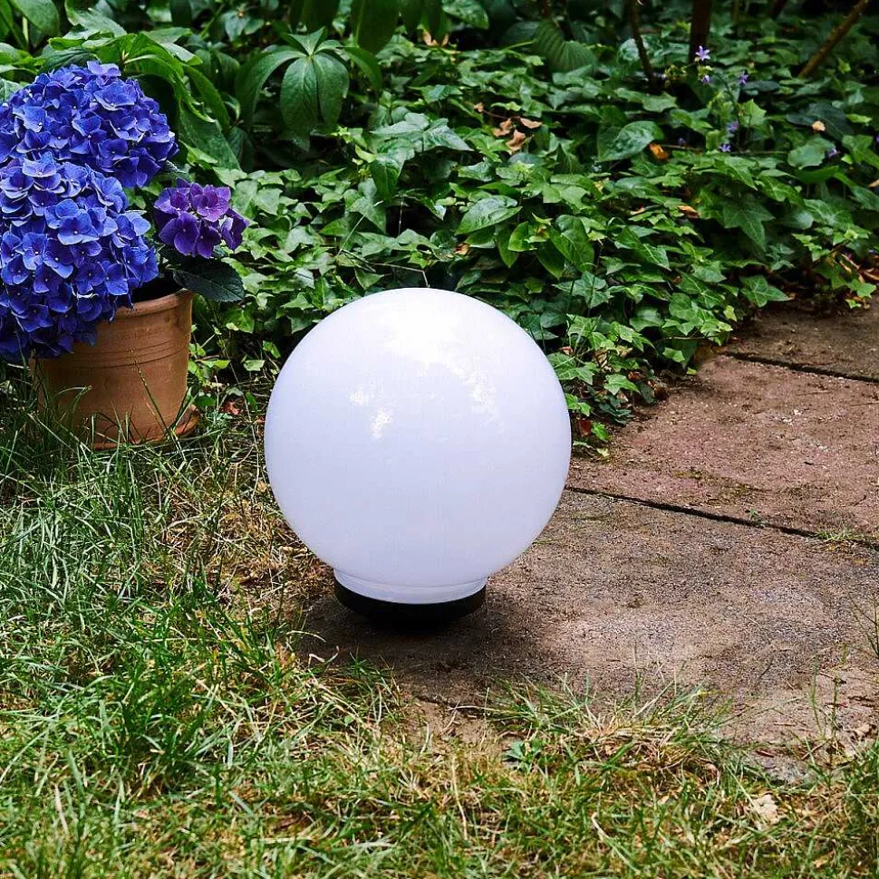 Boule Lumineuse Campinas Led Noir, Blanc, 1 Lumiere