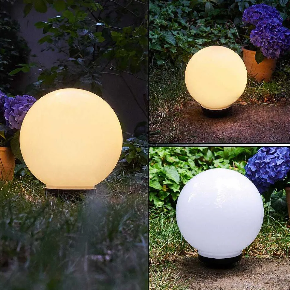 Boule Lumineuse Campinas Led Noir, Blanc, 1 Lumiere