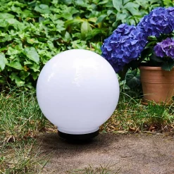 Boule Lumineuse Campinas Led Noir, Blanc, 1 Lumiere